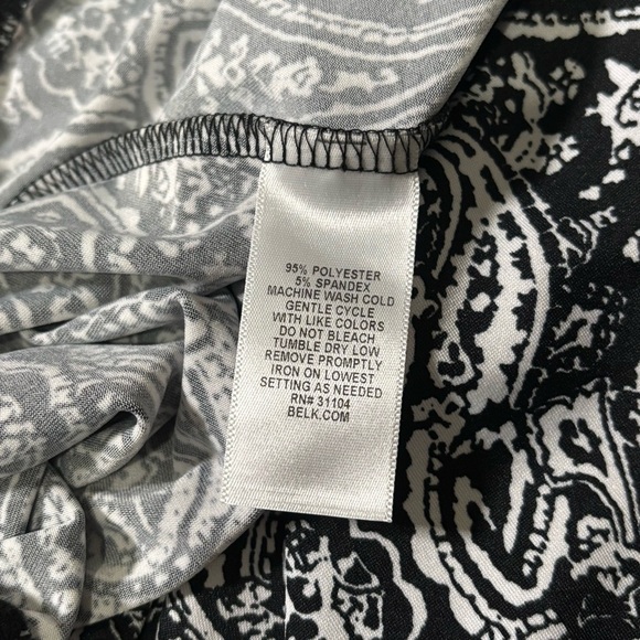 Kim Rogers Curvy Tiered Midi Skirt Size 1X A-Line Boho Office Dressy - Picture 9 of 12